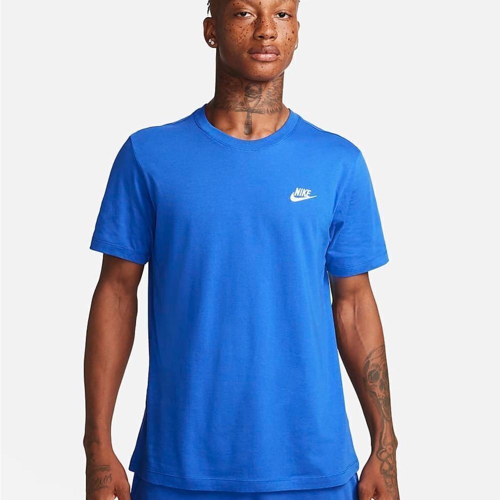 Nike Sportswear Club Men's T-Shirt size M blue nwt